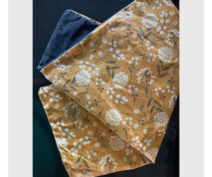 Large Beeswax Bread Bag, handmade with organic beeswax