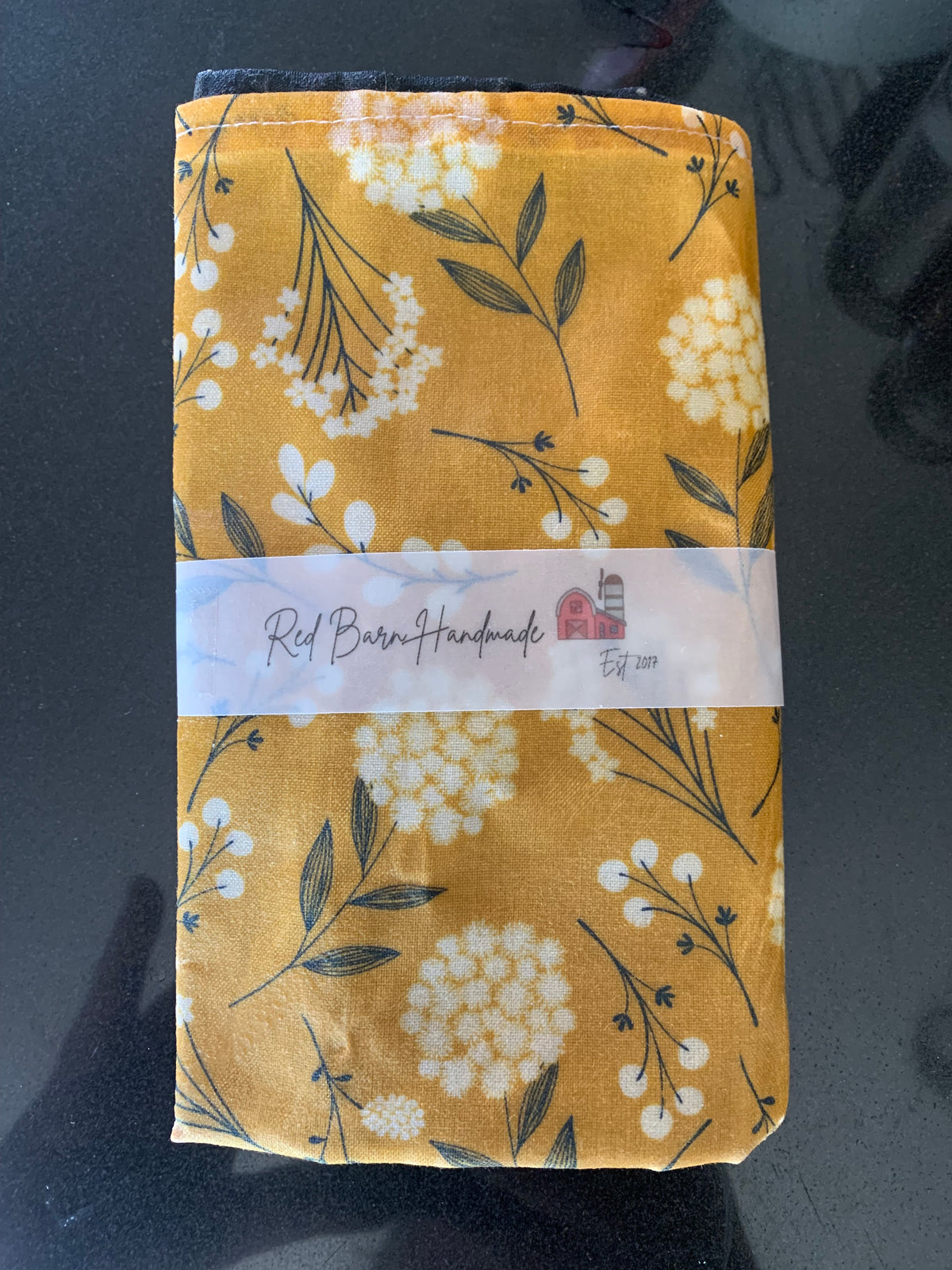 Large Beeswax Bread Bag, handmade with organic beeswax